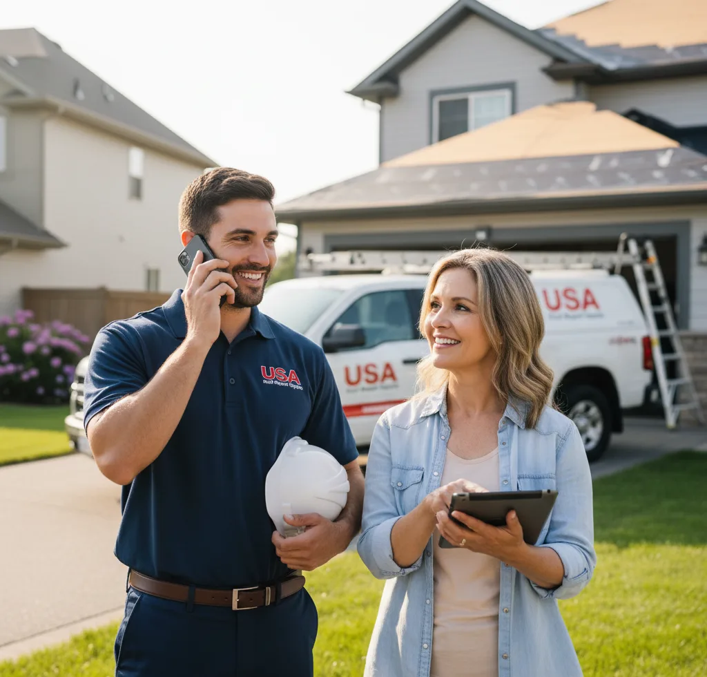 USA Roof Repair Experts customer support in Wadena
